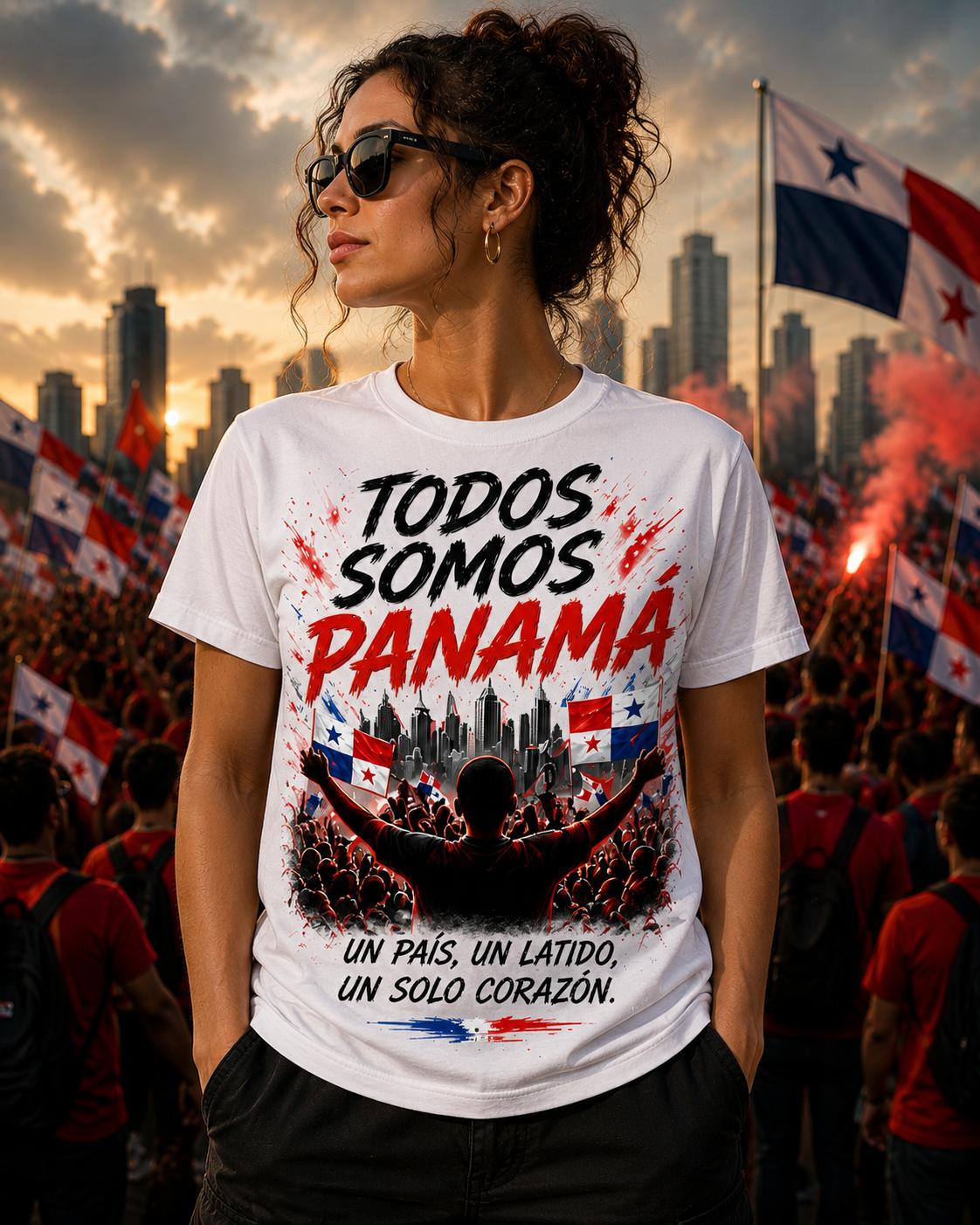 👕 Playera Todos Somos Panamá-C001