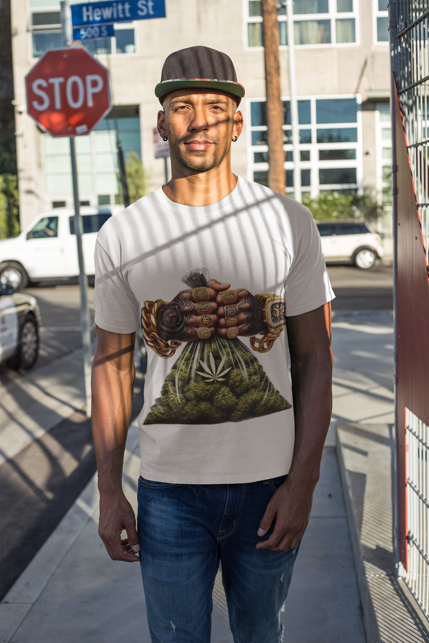 Cannabis Bag Tshirt-A008