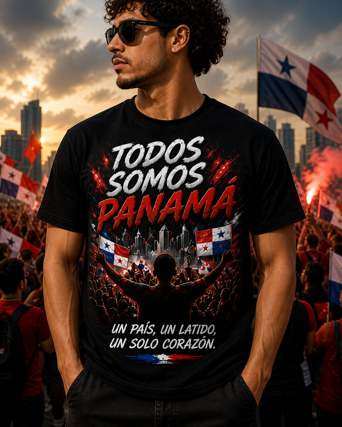 👕 Playera Todos Somos Panamá-C001