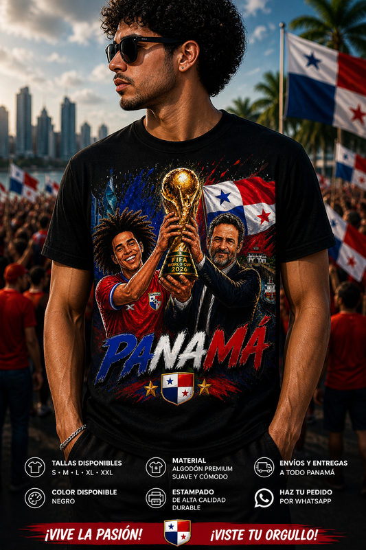 🏆 Playera Panamá Campeón 2026-C003
